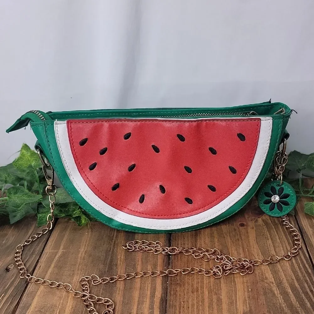 Watermelon Slice Crossbody Bag. So Dang Cute! Like New